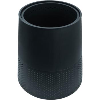 Preview: Robuste Feuerstelle Raucharm, Schwarz: Doppelwandiges Feuerfass für Holz & Pellets - Perfekt für Garten, Terrasse, Balkon