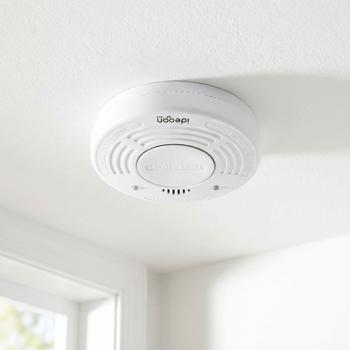 Preview: Premium smoke alarm with 10‑year battery life – certified to DIN EN 14604 with extra‑loud 85 dB alarm signal and lithium battery
