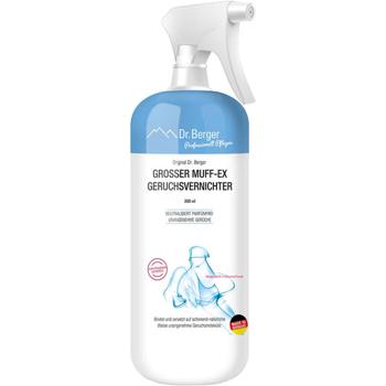 Preview: Muff-Ex Elimina Odori Senza Profumo, Flacone con Erogatore a Pompa, 500 ml – Spray Neutralizzante Odori Efficace per Auto, Tessuti, Imbottiti e Scarpe