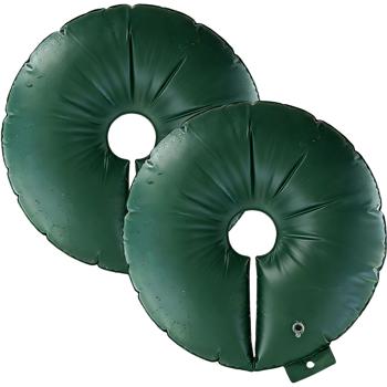 Preview: Set of 2 tree irrigation rings, 55 L each, for shrubs & trees – irrigation bags made of robust PVC – UV-resistant – trunk circumference up to 30 cm – drip system