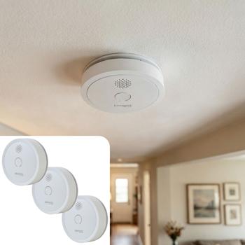 Set da 3 rilevatori di fumo WiFi con notifiche via app – rilevatore d’incendio smart con standard EN 14604, allarme da 85 dB e batteria CR123A con durata di 5 anni