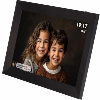 Preview: 10,1 Zoll Wi-Fi Digitaler Bilderrahmen: Einfaches Foto-Teilen per Frameo App, HD IPS Touchscreen – Grosser 16 GB Speicher – Das Perfekte Geschenk!