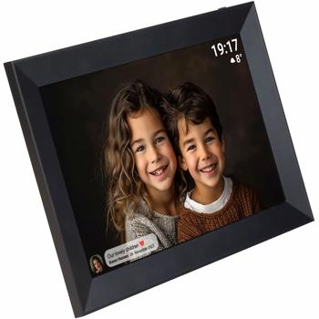 Preview: 10,1 Zoll Wi-Fi Digitaler Bilderrahmen: Einfaches Foto-Teilen per Frameo App, HD IPS Touchscreen – Grosser 16 GB Speicher – Das Perfekte Geschenk!