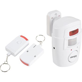 Preview: Affidabile impianto di allarme PIR con 2 telecomandi – Potente allarme casa da 105 dB e protezione antieffrazione per garage, ufficio e stanze – Montaggio semplice