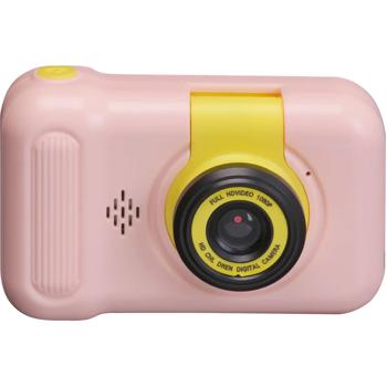 Preview: Fantastique appareil photo rose pour enfants avec objectif flip pour des selfies parfaits : photos 40MP et vidéos 1080P – le cadeau parfait pour les enfants
