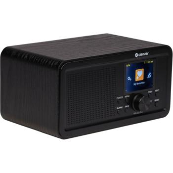 Preview: Compatta radio Internet: radio digitale DAB+, WiFi, Bluetooth 5.0, radio da cucina e sveglia – suono cristallino, 30.000 stazioni, USB-C
