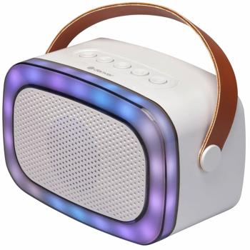 Preview: Bluetooth Lautsprecher 100W Karaoke Box mit Mikrofon & LED Lichtshow: Tragbarer Partylautsprecher, Top Sound & Bass, AUX/USB/MicroSD - Ideal für Party