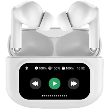 Preview: Wireless In-Ear Kopfhörer: Intuitiver LCD Touchscreen, ANC, 4-Mic ENC für kristallklare Anrufe, 6-7h Akku – Perfekt für Business, Sport & Reisen