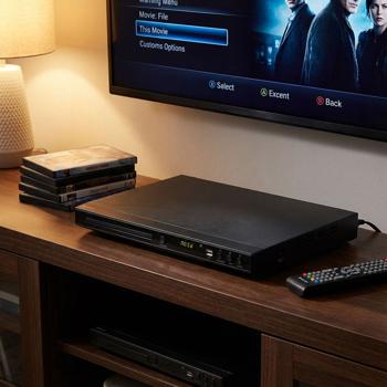Brilliant DVD player: multi-region compatibility, HDMI 1080p, USB/Scart, Dolby Digital sound – ideal for TV & home cinema, Xvid, CD, MP3, JPEG