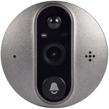 Preview: WiFi door viewer with camera, 3 MP video, 4.3“ LCD display, doorbell, night vision, motion detector, door intercom with 2-way audio