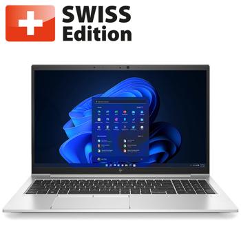 HP ELITEBOOK 855 G8 Silber - 15,6" Notebook, AMD Ryzen 7 Pro, 512GB -Schweizer Tastatur- 1. Wahl-generalüberholt - Für Business, Home-Office, Studium