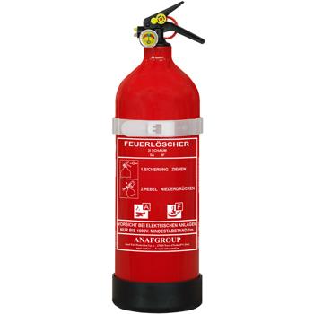 Preview: 2L foam fire extinguisher, fluorine‑free, fire class A/F, extinguisher with pressure gauge & wall bracket, 5A 5F, grease fire extinguisher