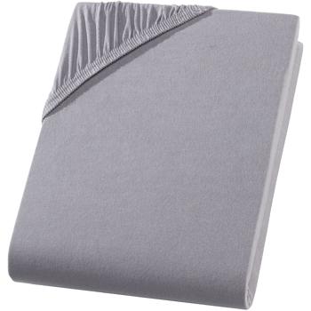 Preview: Lenzuolo con angoli premium per letto boxspring e letto ad acqua - Grigio, 140-160x220 cm - 190 g/m² cotone/elastan - Angolo 40 cm - Oeko-Tex - Non stiro & morbido
