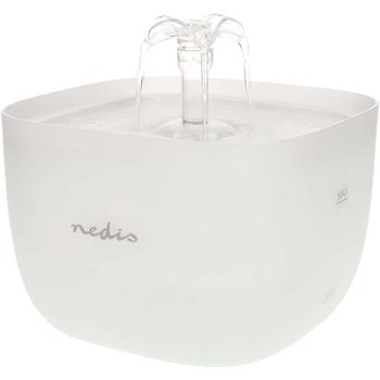 Preview: Drinking fountain for dogs & cats, 2L, ultra-quiet pump, 4-way filter, LED light, BPA-free, automatic water dispenser with 360-degree waterfall design, cat fountain