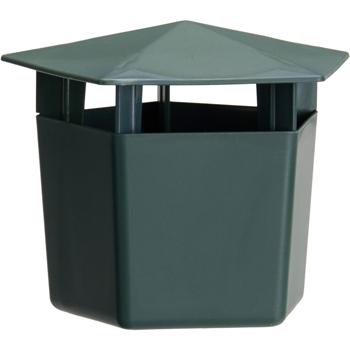 Preview: Piège à limaces set de 2 en plastique, système écologique anti-limaces sans produits chimiques, piège à bière biologique avec couvercle pour jardin et plate-bandes, vert