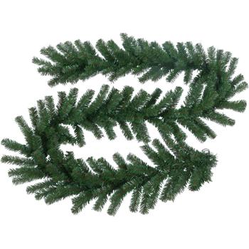 Preview: Guirlande de sapin artificielle LED 270 cm, 30 LED & minuterie – guirlande de Noël artificielle décorative pour l’extérieur & l’intérieur