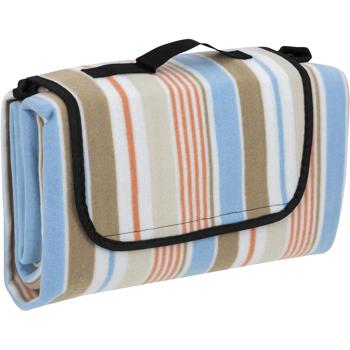 Preview: Foldable beach and picnic blanket, water-repellent, 170 x 130 cm – outdoor blanket with shoulder strap, for outdoors, camping, beach, park, festivals & picnics