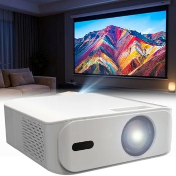 4K home cinema projector with 400 ANSI lumens & native WQHD, 8000:1 contrast, up to 180-inch projection, incl. HDMI & HDMI-to-USB-C cable