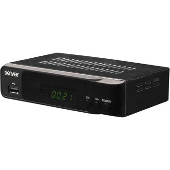 Preview: HD DVB-S2 sat receiver, Full HD 1080p set-top box, HDMI, SCART, USB media player, Ethernet LAN, coaxial, satellite receiver with remote control