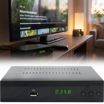 HD DVB-C cable receiver with PVR recording function, HDMI, SCART, USB 2.0, EPG, media player, Full HD 1080p set-top box for unencrypted digital cable channels
