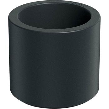 Preview: Moderner Blumentopf Rund Ø47cm in Anthrazit, Pflanzkübel 40L aus Kunststoff für Innen & Aussen, Frostsicher & UV-Beständig, Leichtgewicht