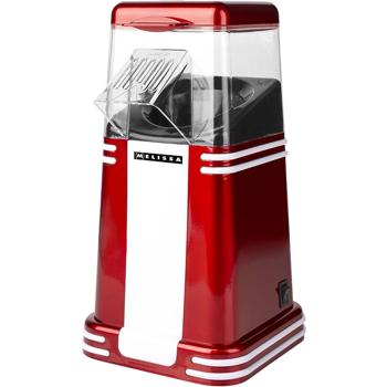 Preview: Vintage Popcorn Maker, red-white, hot air – retro design for quick, low-fat popcorn at home