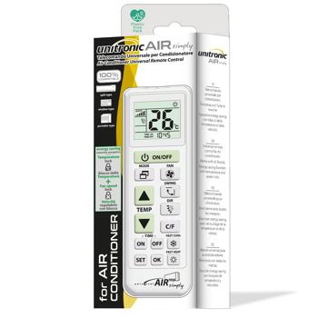 Preview: Universal remote control for air conditioners - Compatible with all air conditioner brands - 4 programming modes & memory function