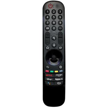 Bluetooth + IR replacement remote control for LG Smart TVs – compatible with LG AN-MR22GA TVs – ready to use – with shortcut buttons