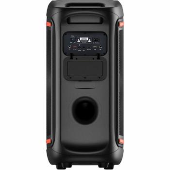Preview: Powerful Bluetooth party speaker with 100W RMS, TWS, LED light show, microphone & remote control – IPX4 weather-resistant sound system for outdoor use