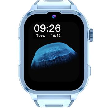 Preview: Robust blue kids‘ smartwatch with 4G video calls and precise GPS tracker – waterproof watch with SOS function and camera for maximum safety