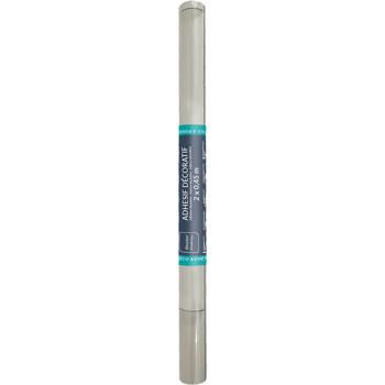 Preview: Stilvolle Klebefolie in Backsteinoptik, weiss – Hochwertige Dekofolie, selbstklebend, 45cmx200cm