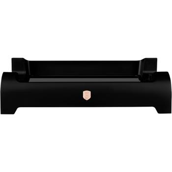 Preview: Electric table grill 1500 W black with non-stick grill plate: stepless thermostat, ideal for low-fat grilling, compact, elegant, easy to clean
