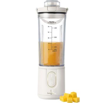 Preview: Tragbarer Akku Standmixer & Smoothie Maker kabellos: Leistungsstarker Mini Blender für frische Shakes, Säfte - ideal für Sport, Arbeit & Reisen