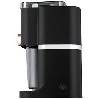 Preview: Electric Ice Crusher 30 W, 1.1 l Black-Rose Gold: Crushed Ice & Shaved Ice Machine for Cocktails, Iced Coffee & Slush, ideal for any party