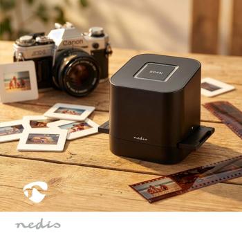 Preview: Scanner diapositive e negativi, scanner pellicole 8 MP CMOS con USB, digitalizzatore per foto e negativi con software, 2400/4800 dpi