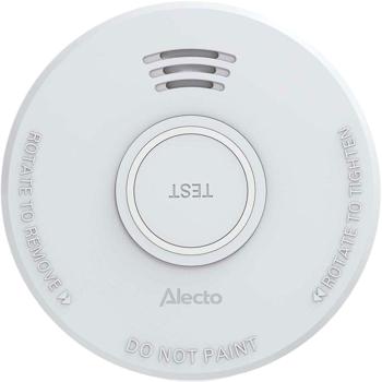 Preview: Lot de 4 détecteurs de fumée photoélectriques conformes DIN EN 14604 – détecteur d’incendie fiable avec alarme 85 dB et bouton de test – fonctionnement avec pile 9 V et matériel de montage inclus