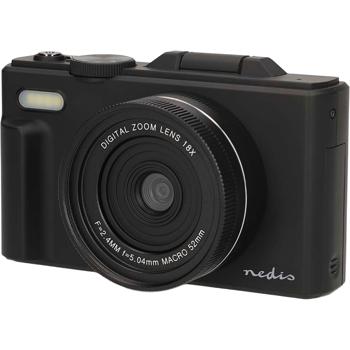 Preview: Digital 4K photo camera – professional vlogging camera with WiFi, flip screen & 75 MP, compact vlog camera for holidays & YouTube, black