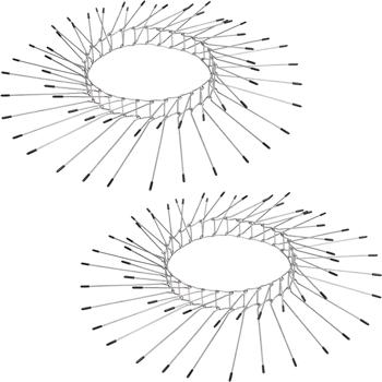 Preview: Set of 2 cat deterrent belts: Effective cat scarer & climbing guard for trees – Safe bird protection for nest boxes & nests, up to 74 cm