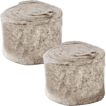 Preview: Set of 2 effective slug protection: 5 m sheep’s wool slug barrier for vegetable beds & garden – biological, poison-free slug stop made of wool