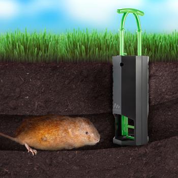 Preview: Effective 4-piece vole trap set with soil hole cutter & probe rod – reliable tunnel trap for fast rodent control in the garden
