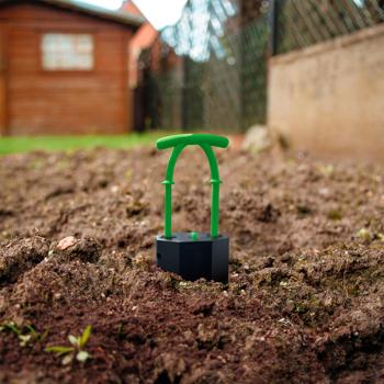 Preview: Effective 4-piece vole trap set with soil hole cutter & probe rod – reliable tunnel trap for fast rodent control in the garden