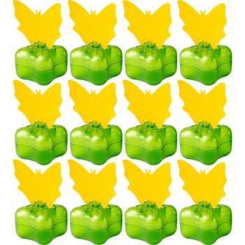 Piège efficace pour mouches des fruits, set de 12 – piège discret pour mouches des fruits dans le panier à fruits, petit piège à insectes contre les mouches dans la cuisine