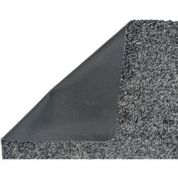Preview: Dirt-trapping mat 70 x 46 cm black and white – doormat with non-slip TPR backing and durable surface for your hallway and front door