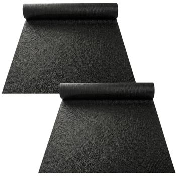 Set da 2 teli pacciamanti anti-erba di alta qualità, ritagliabili, 10 x 1 m ciascuno, protezione efficace contro le erbacce nel tuo giardino e nelle aiuole, robusti e permeabili all’acqua