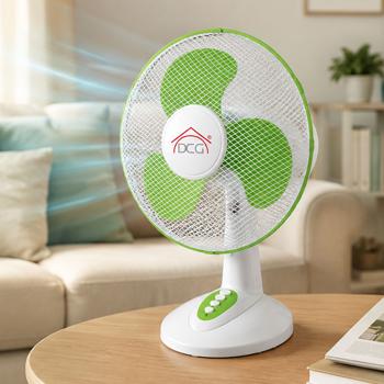 Preview: Powerful 40 cm table fan for your office or bedroom – strong fan with 3 speeds and oscillation