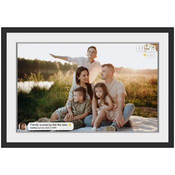 Preview: Cornice foto WLAN smart da 10,1 pollici – cornice digitale touchscreen IPS con app Frameo, memoria da 16 GB – il regalo perfetto per la famiglia