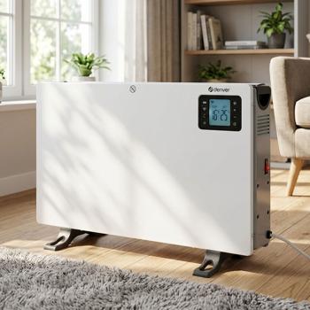 Termoconvettore smart WLAN efficiente: convettore mobile con controllo via app per home office e soggiorno – potente riscaldamento da 2000 W
