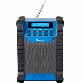 Preview: Robusta radio da cantiere a batteria: potente radio DAB+ FM da officina con Bluetooth & USB‑C – radio outdoor impermeabile per artigiani e professionisti