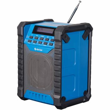 Preview: Robusta radio da cantiere a batteria: potente radio DAB+ FM da officina con Bluetooth & USB‑C – radio outdoor impermeabile per artigiani e professionisti