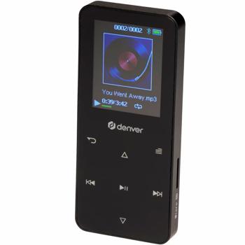 Preview: Versatile lettore MP4 nero, Bluetooth & AUX 3,5 mm – compatto media player MP3 4 GB per sport & viaggi – audio top & funzione e‑book, IPS 1,8“